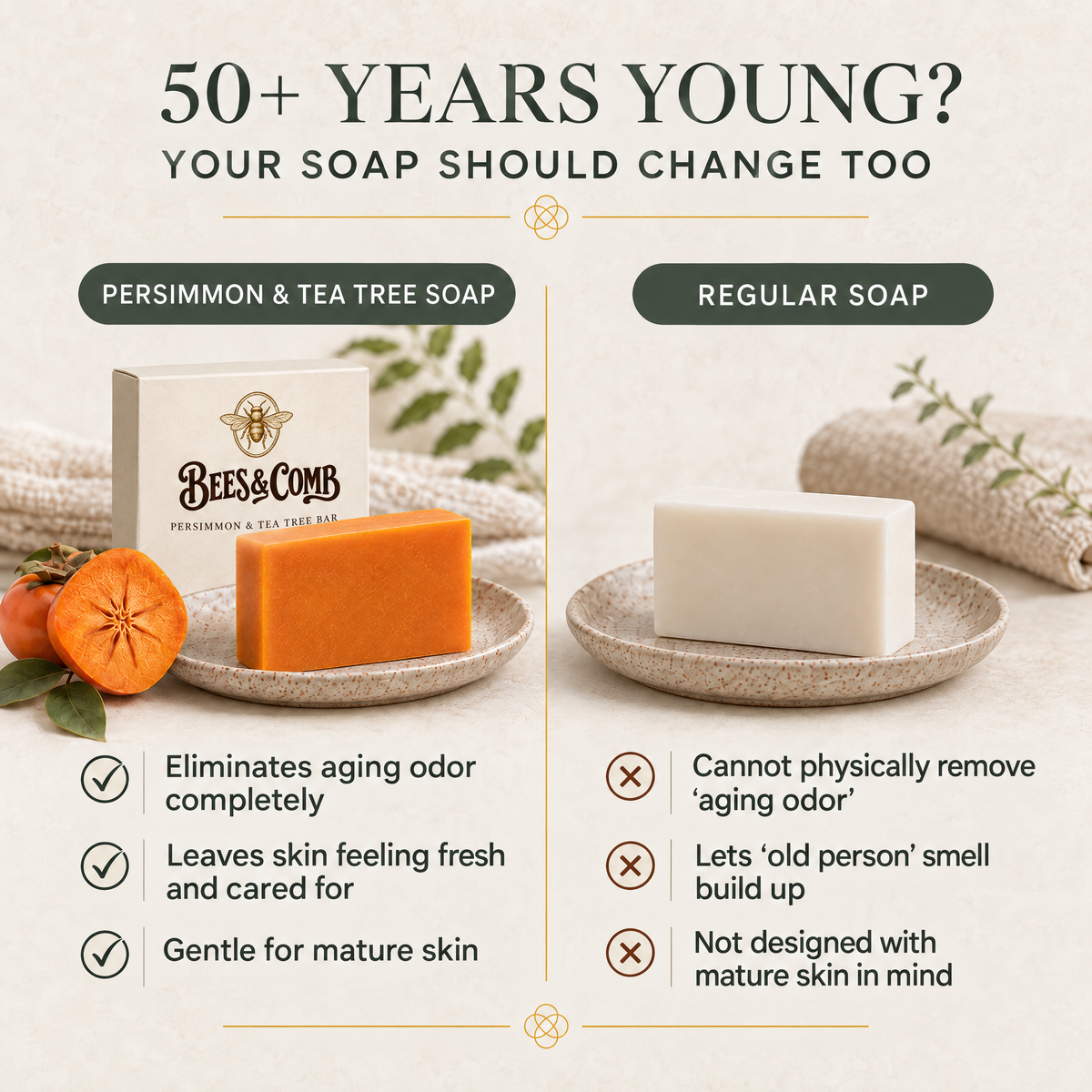 Original Persimmon and Tea Leaf Soap